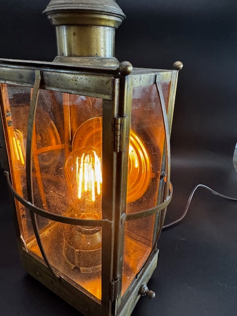 Brass Ship Nautical Lamp - 10