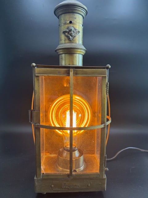 Brass Ship Nautical Lamp (1 of 11)