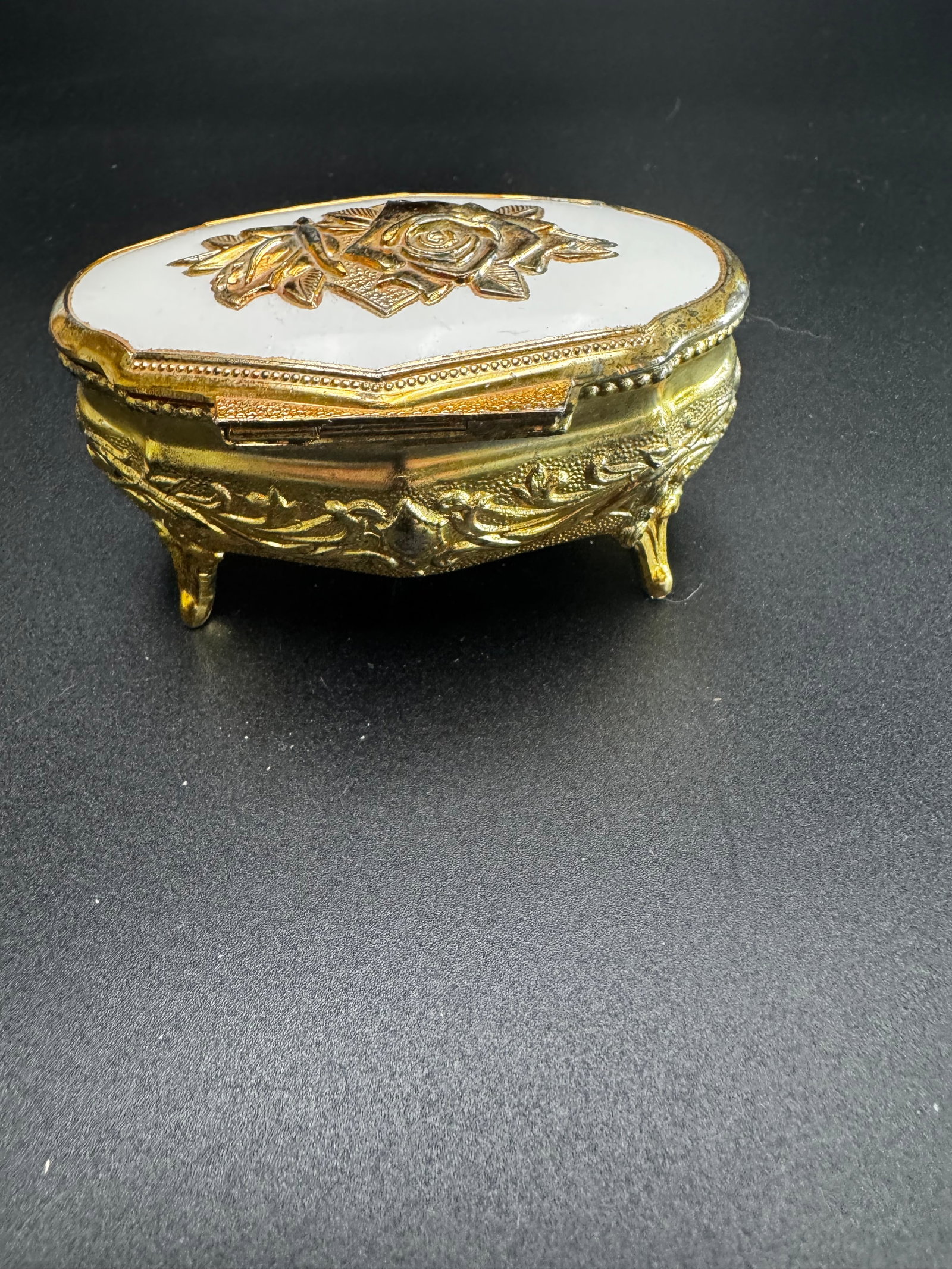 Vintage Ormolu-Style Jewelry Casket or Trinket Box (1 of 9)