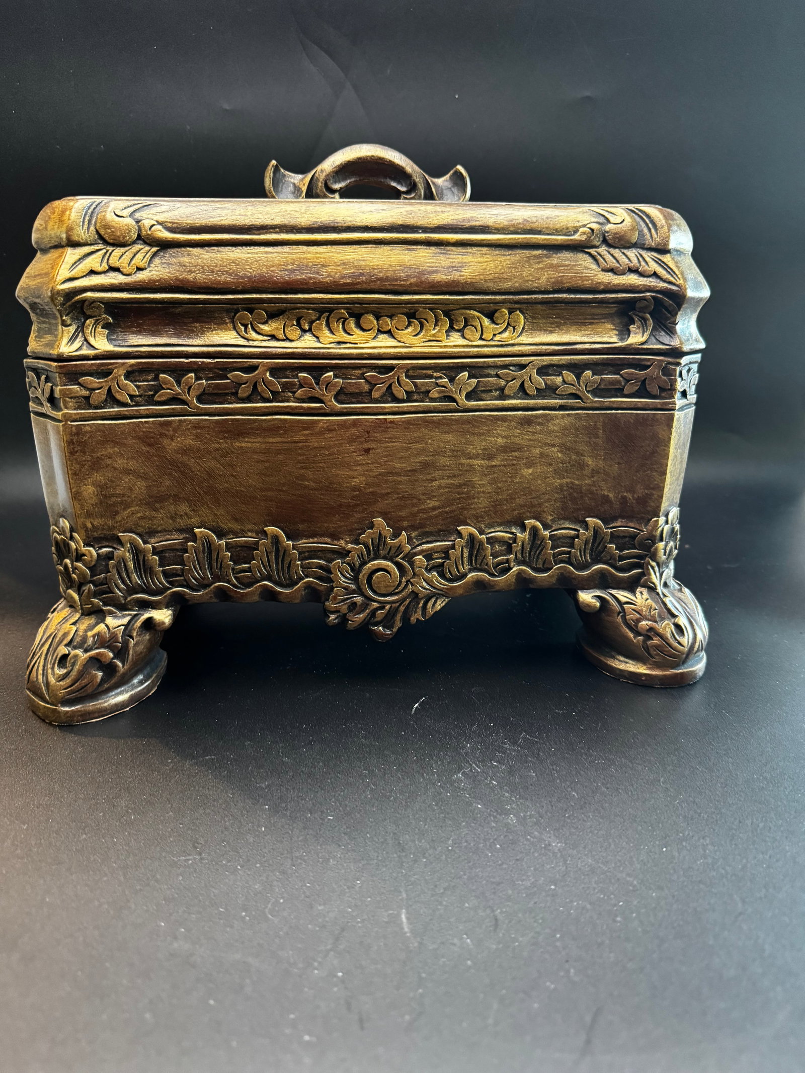 French Style Decretive Rococo Jewelry Casket Multipurpose Box (1 of 8)
