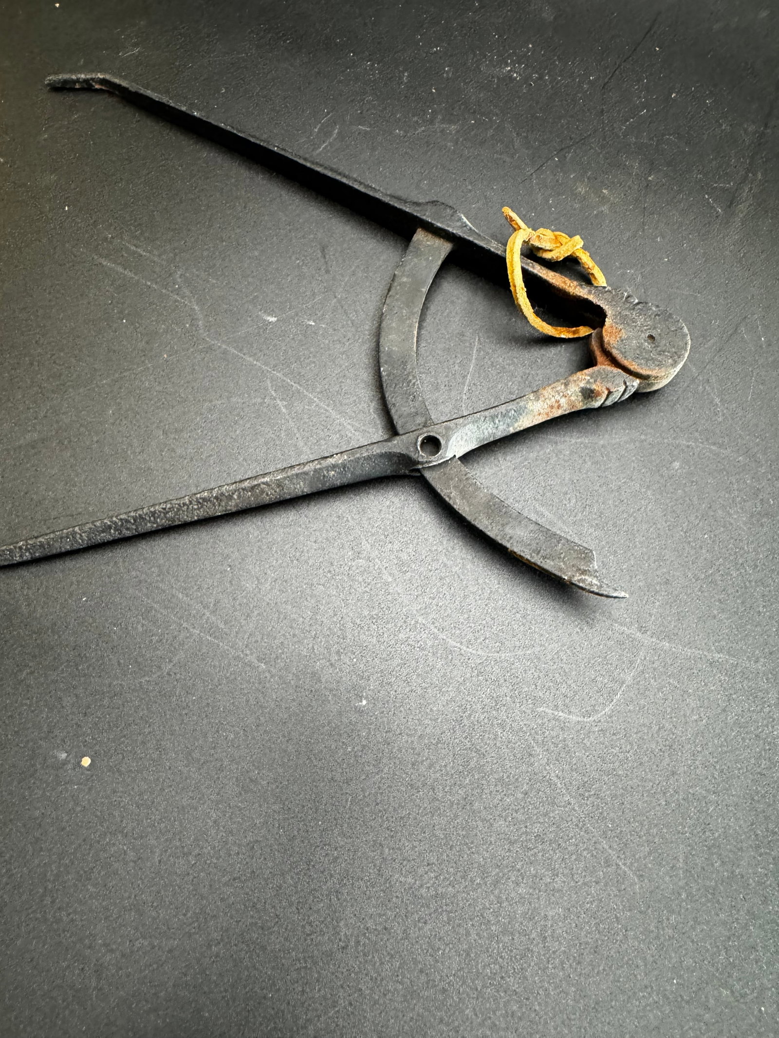 Antique Blacksmith-Made Iron Caliper / Divider - 2
