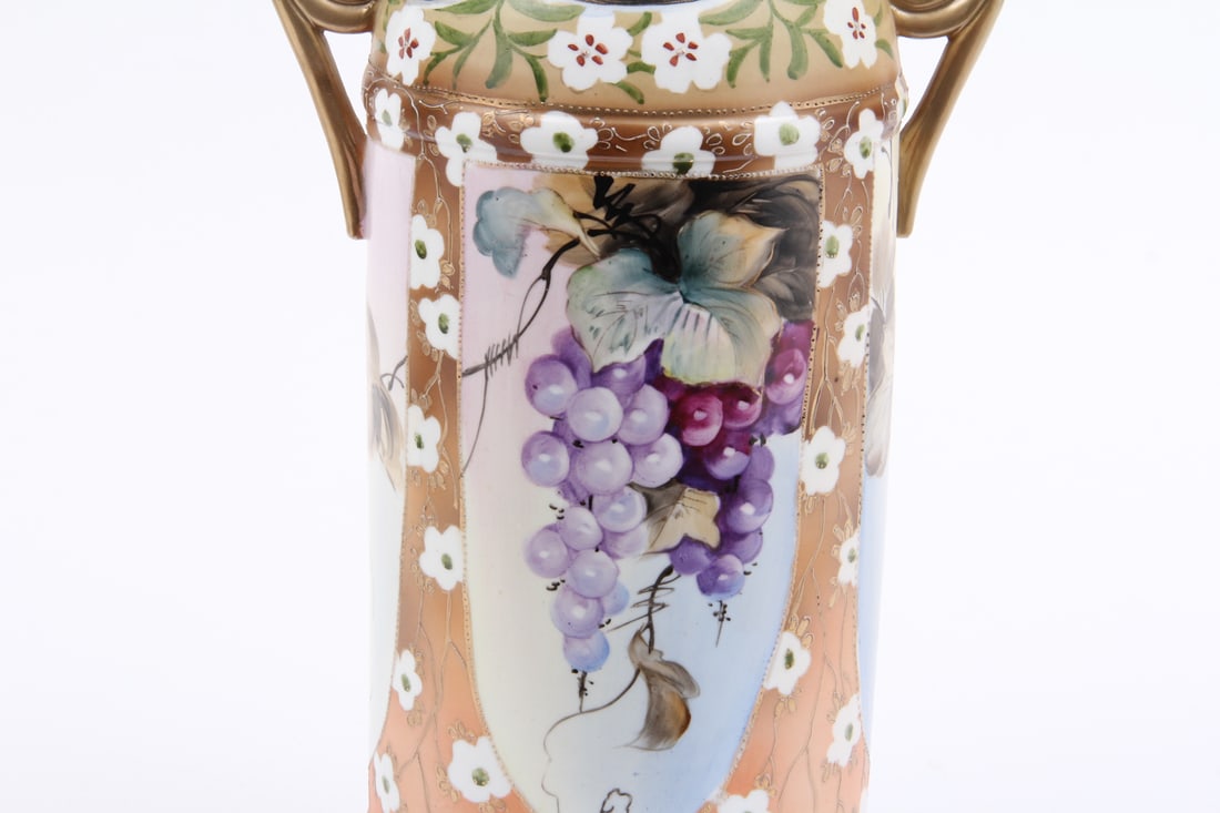 Large Nippon Hand-painted Vase - 4