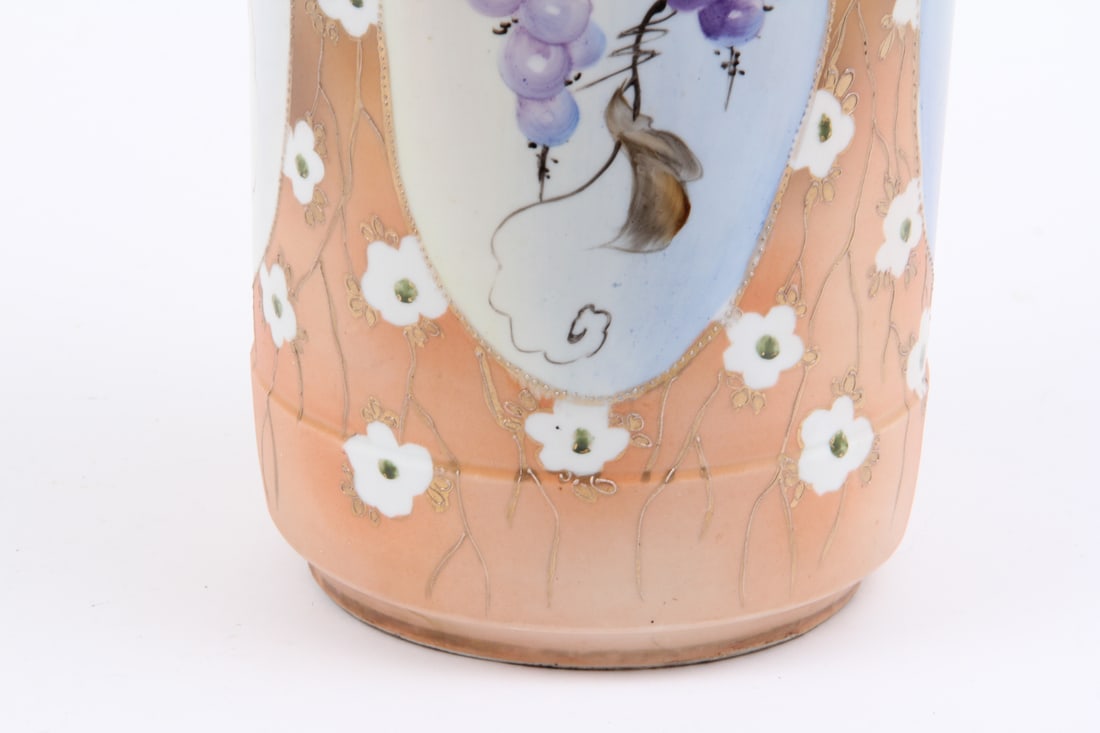 Large Nippon Hand-painted Vase - 5