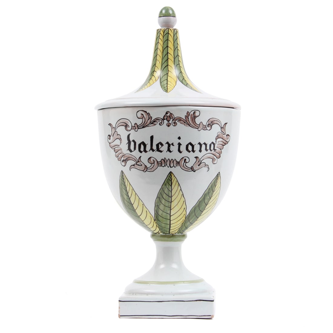 Italian Glazed Terracotta Valeriana Urn Jar (1 of 9)