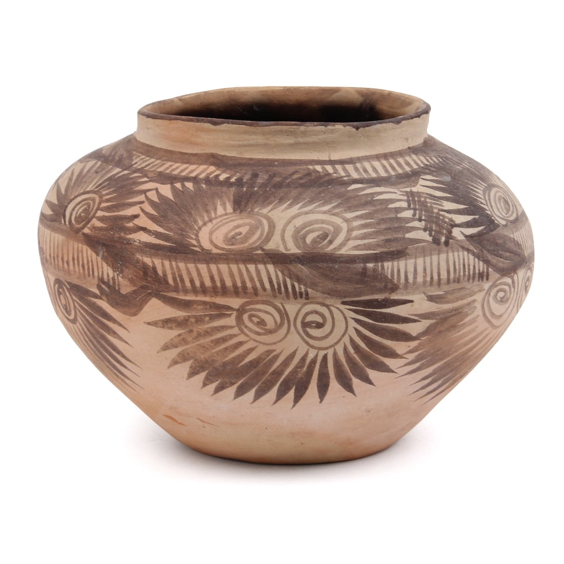 Hand-painted Mexican Huasteca Clay Jar (1 of 8)