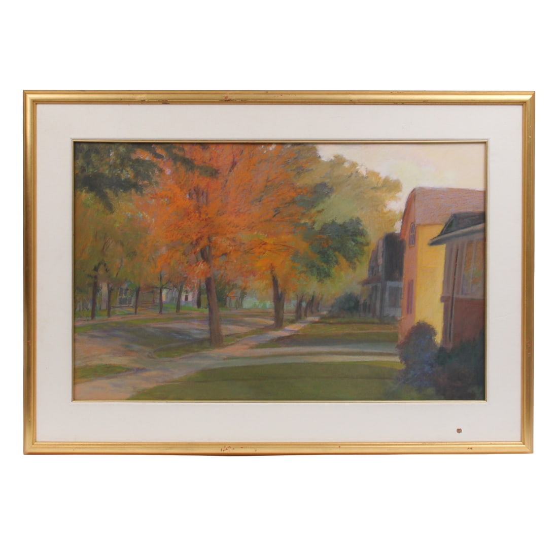 Stephen Duren (American b. 1948) Oil Pastel on Paper Street Scene, 1992 (1 of 10)