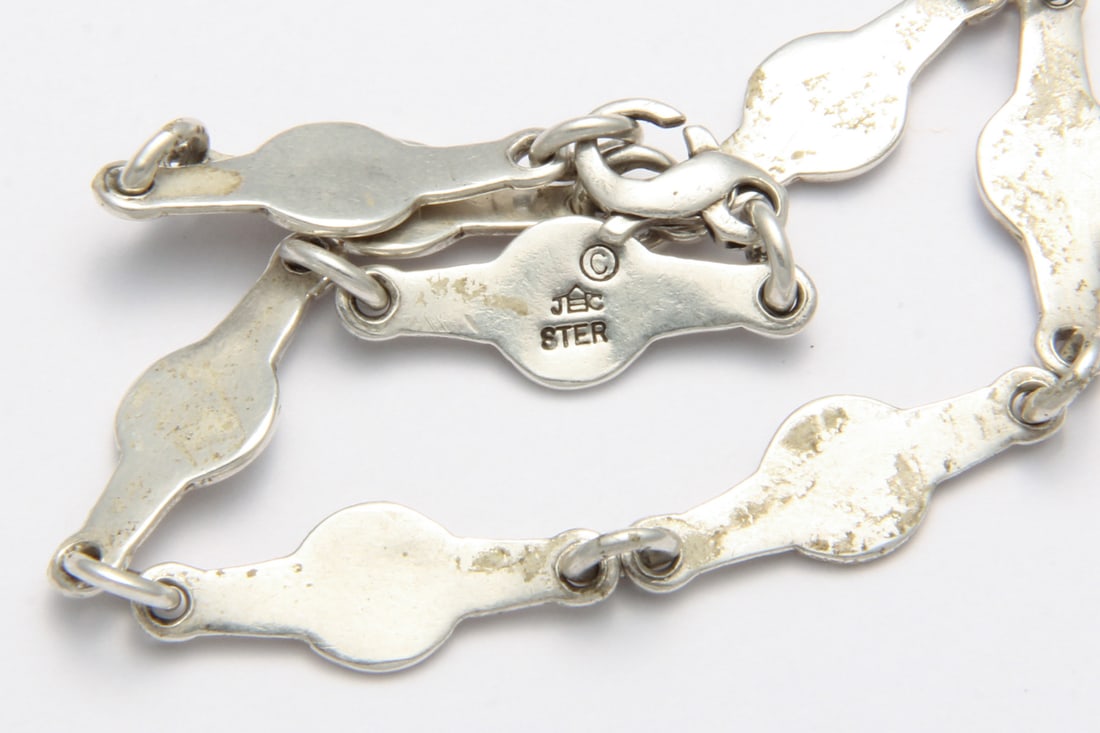 Designer Sterling Silver 925 Star Pattern Bracelet - 4