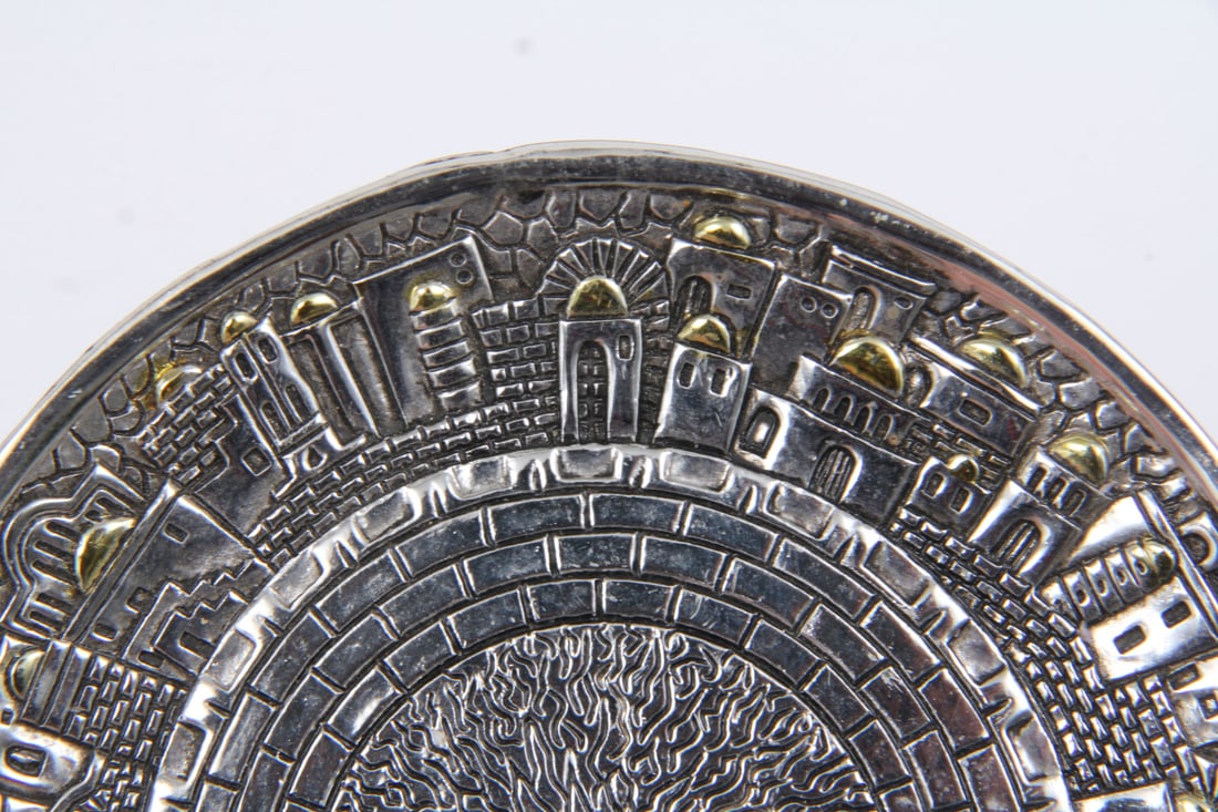 Silver Kiddush 925 Electroform Silver Plate - 4