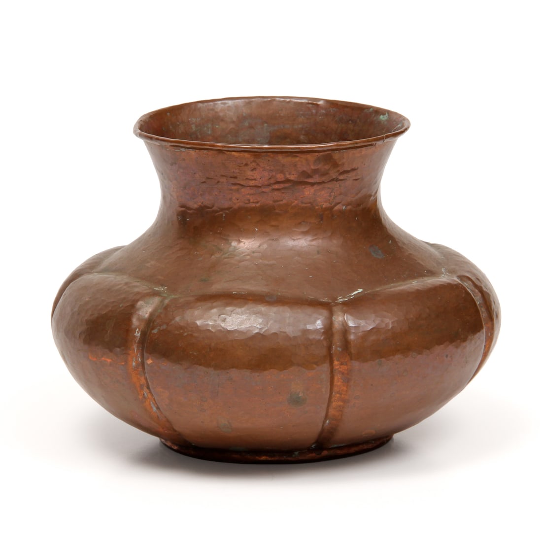 Arts & Crafts Style Hammered Copper Vase (1 of 6)