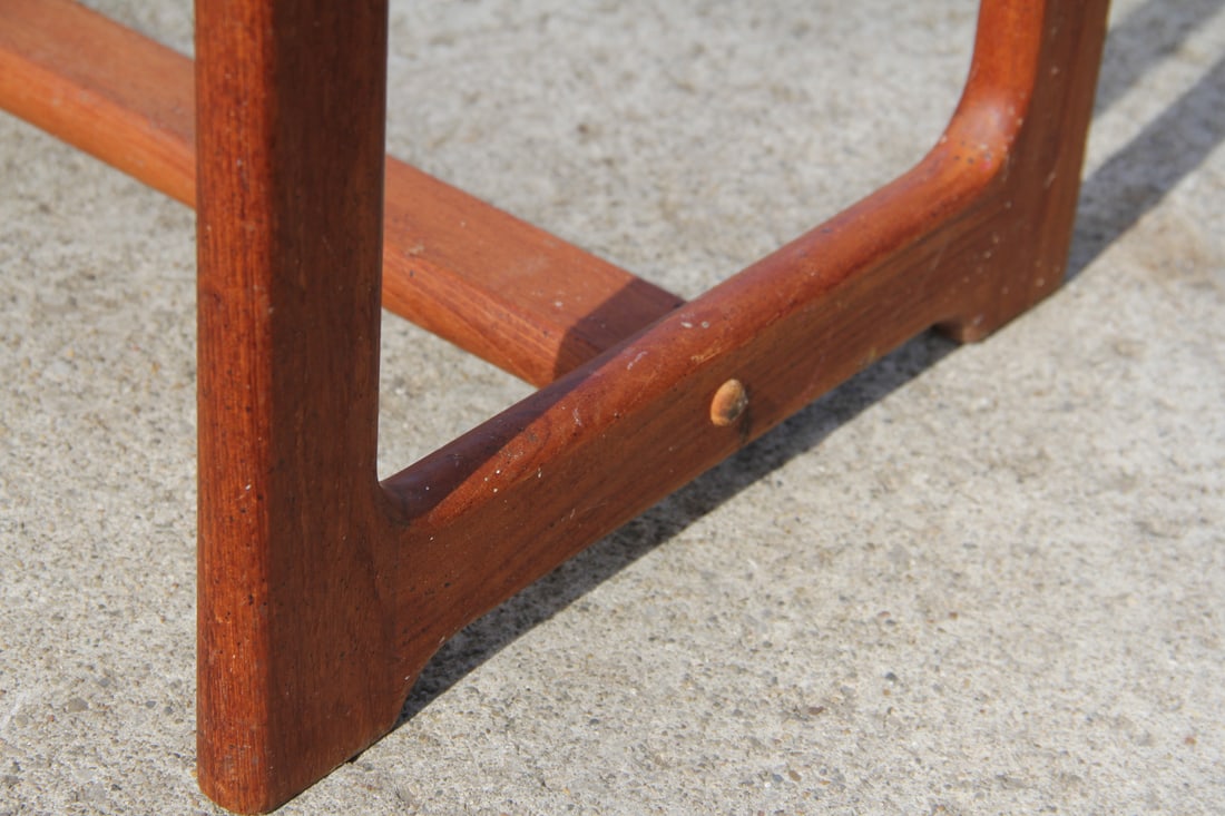 Danish Teak Tambour Phone Table - 13