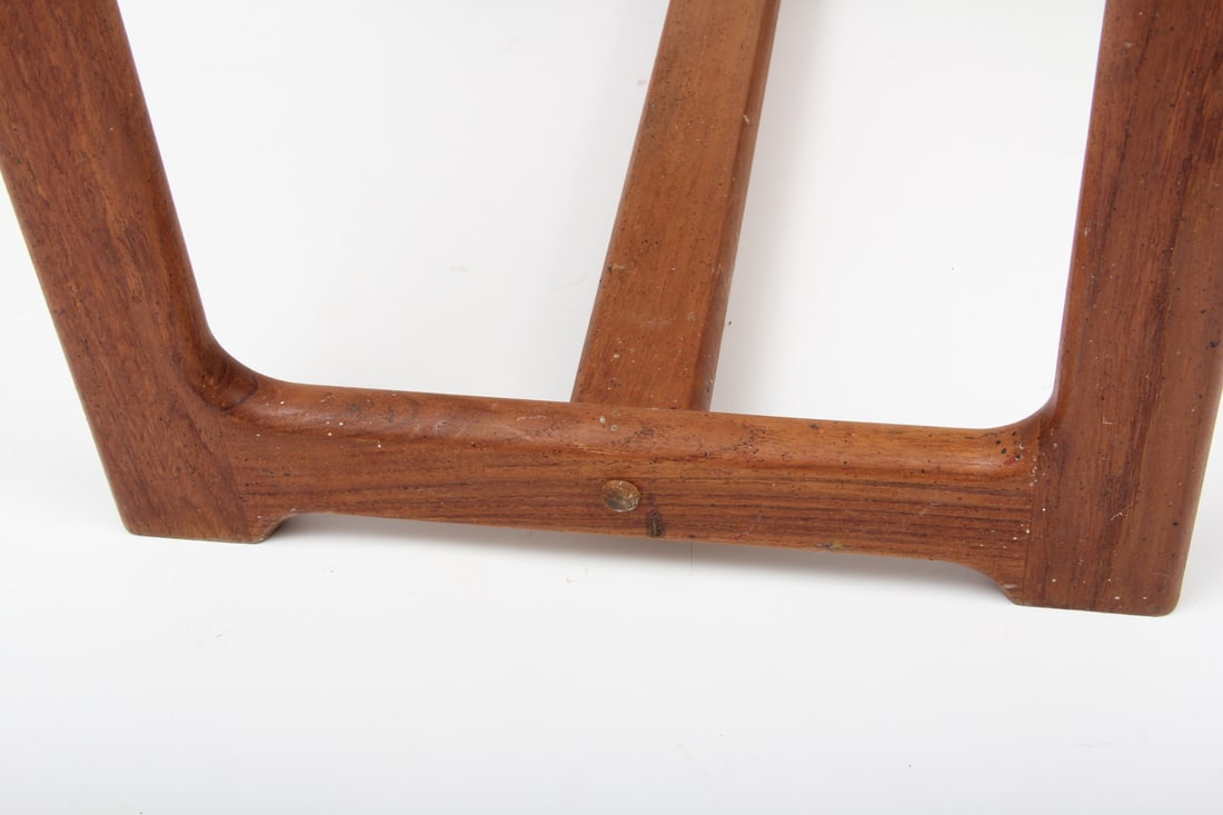 Danish Teak Tambour Phone Table - 9