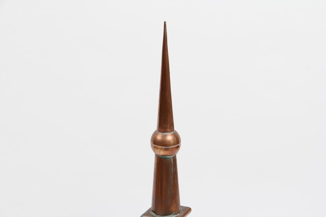38" Handmade Copper Finial - 2