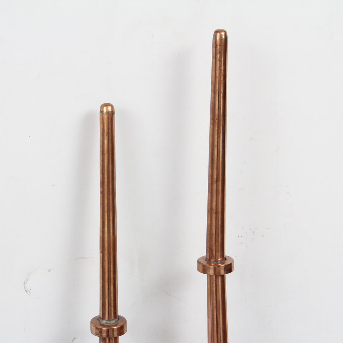 36" Handmade Copper Finials, Pair - 3