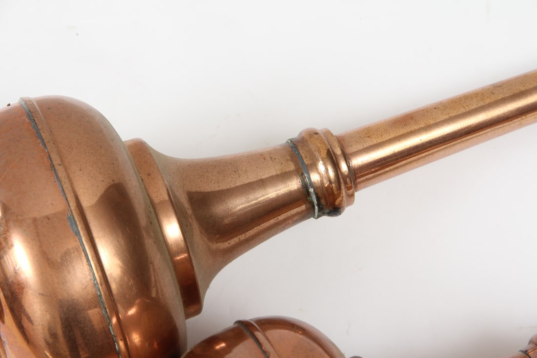36" Handmade Copper Finials, Pair - 6