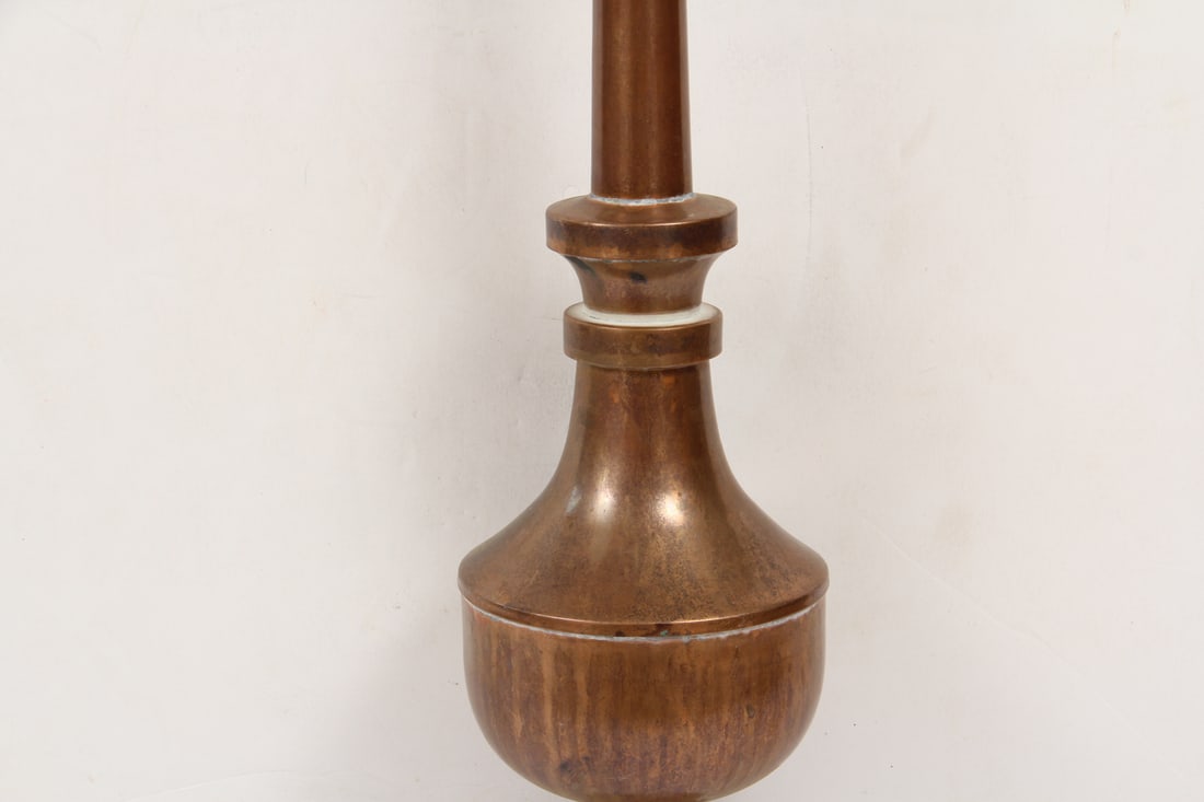 40" Handmade Copper Finial - 4