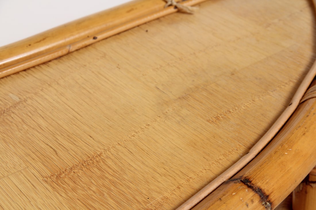 Rattan Demilune Table - 9