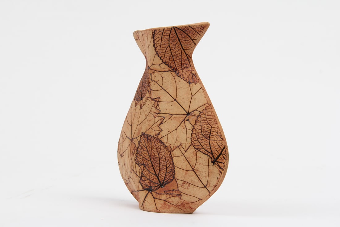 Meyer Pressed Leaf Ceramic Vase, 2003 - 4