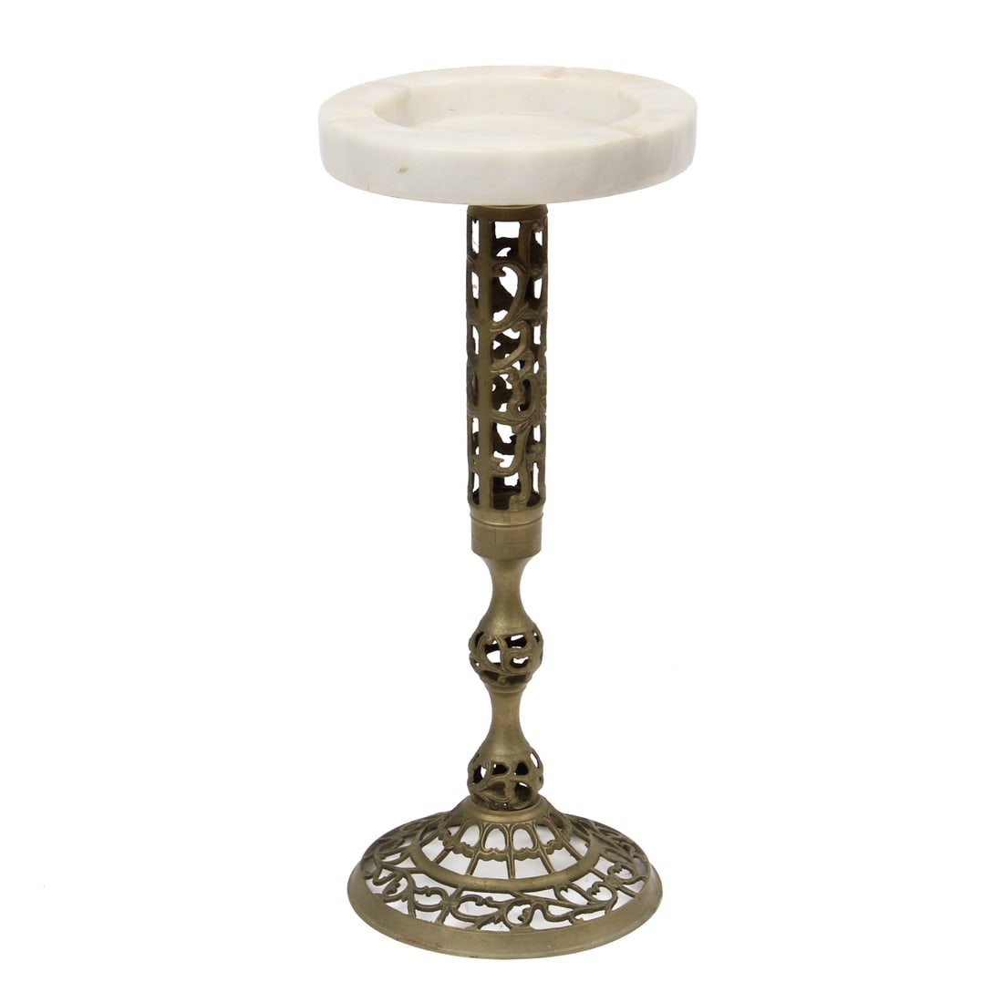 Brass and Marble Smoking Stand (1 of 6)