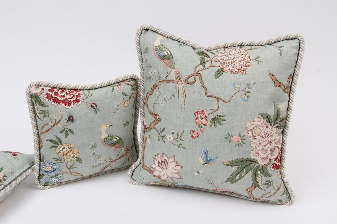 Floral Down Filled Pillows - 3