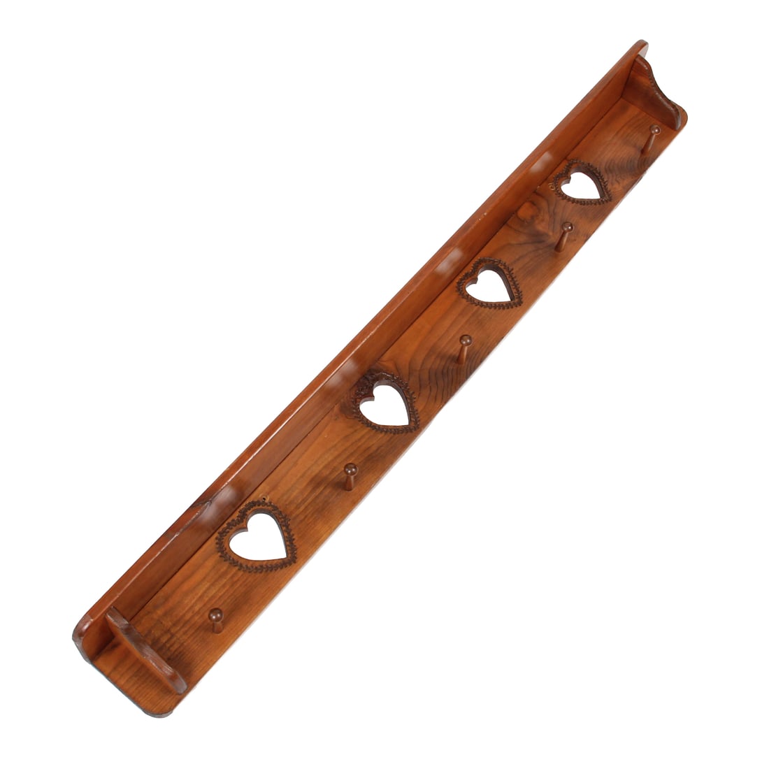 5 Foot Long Vintage Heart Cut-Out Shelf (1 of 8)
