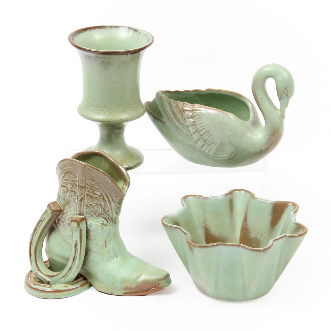 Collection of Frankoma Pottery Vases (1 of 6)