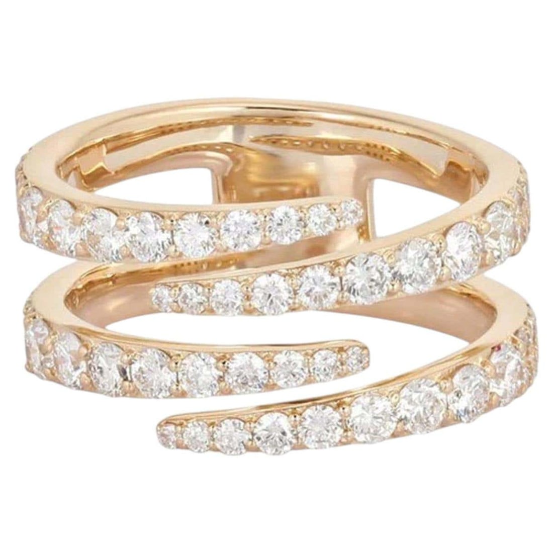Infinity Flow 14K (or 18k upon request) Yellow Gold Diamond Wrap Ring: Celebrate timeless elegance with the Infinity Flow 14K Yellow Gold Diamond Wrap Ring, a stunning masterpiece designed to symbolize endless beauty and grace. Crafted in luxurious 14K yellow gold, this 