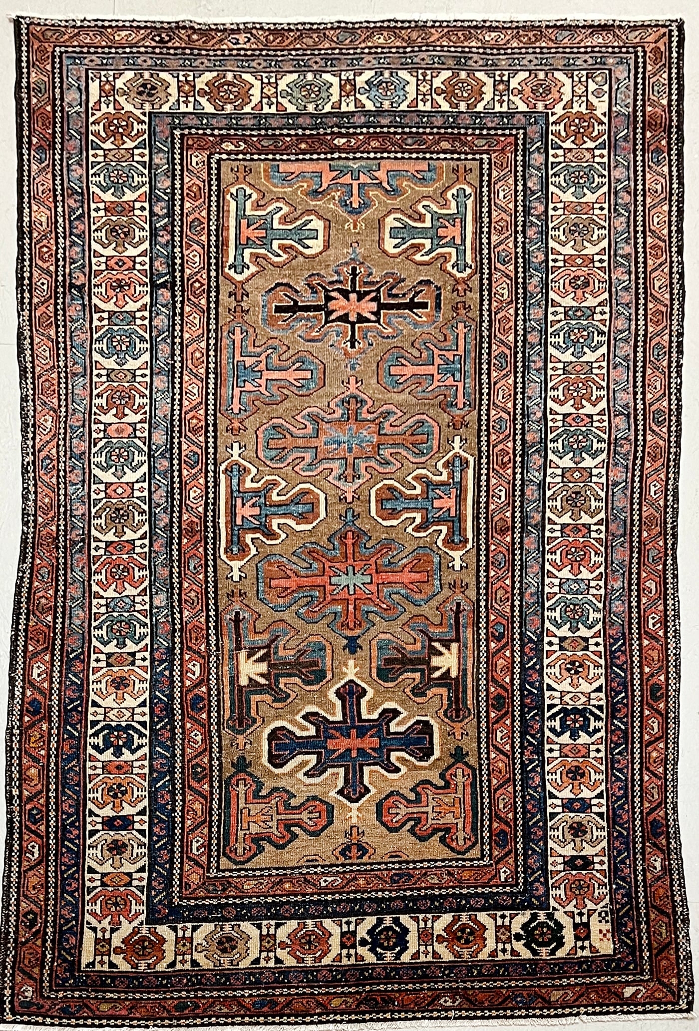 Antique Persian Malayer Rug, 4'3" x 6'3" - Classic Design & Warm Colors (1 of 5)