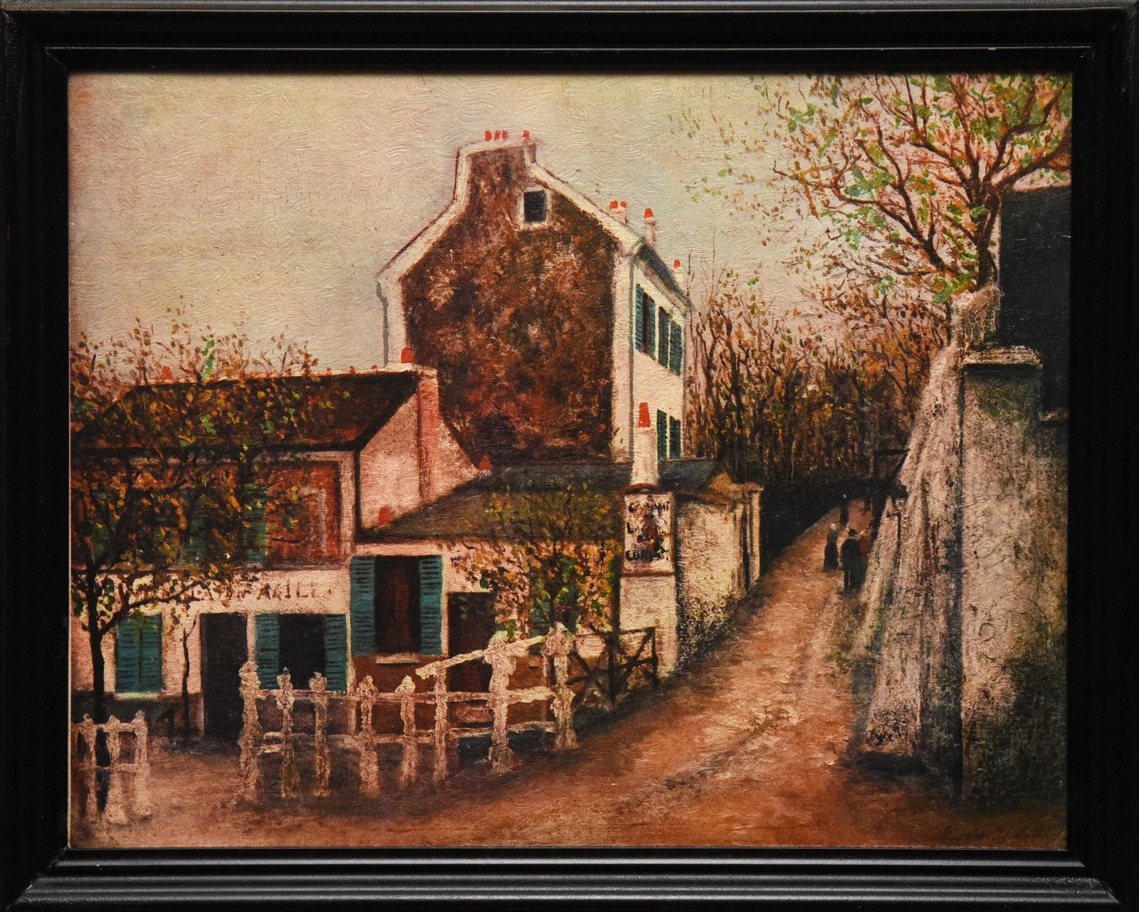 Parisian Reverie: Capture the timeless charm of Paris with this evocative print. "Parisian Reverie" transports you to a quiet corner in Montmartre, where cobblestone lanes and lush greenery whisper stories of the