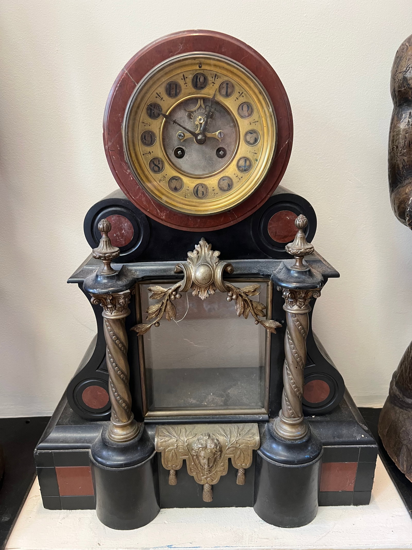 Elegant Late 19th Century Architectural Mantel Clock - 16" Height (1 of 3)
