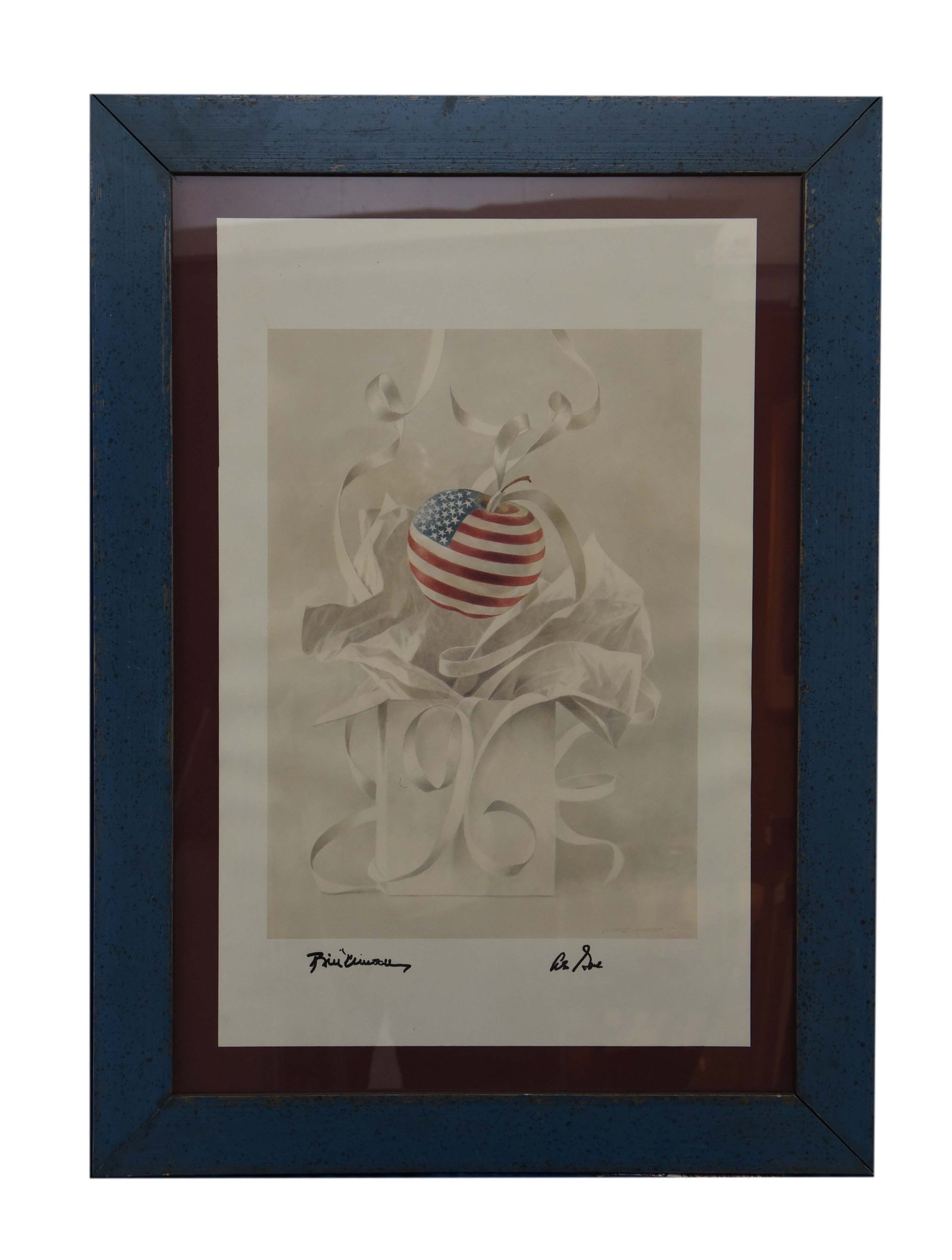 Greg Mort "Big Apple" Lithograph Signed by President Bill Clinton (1 of 1)