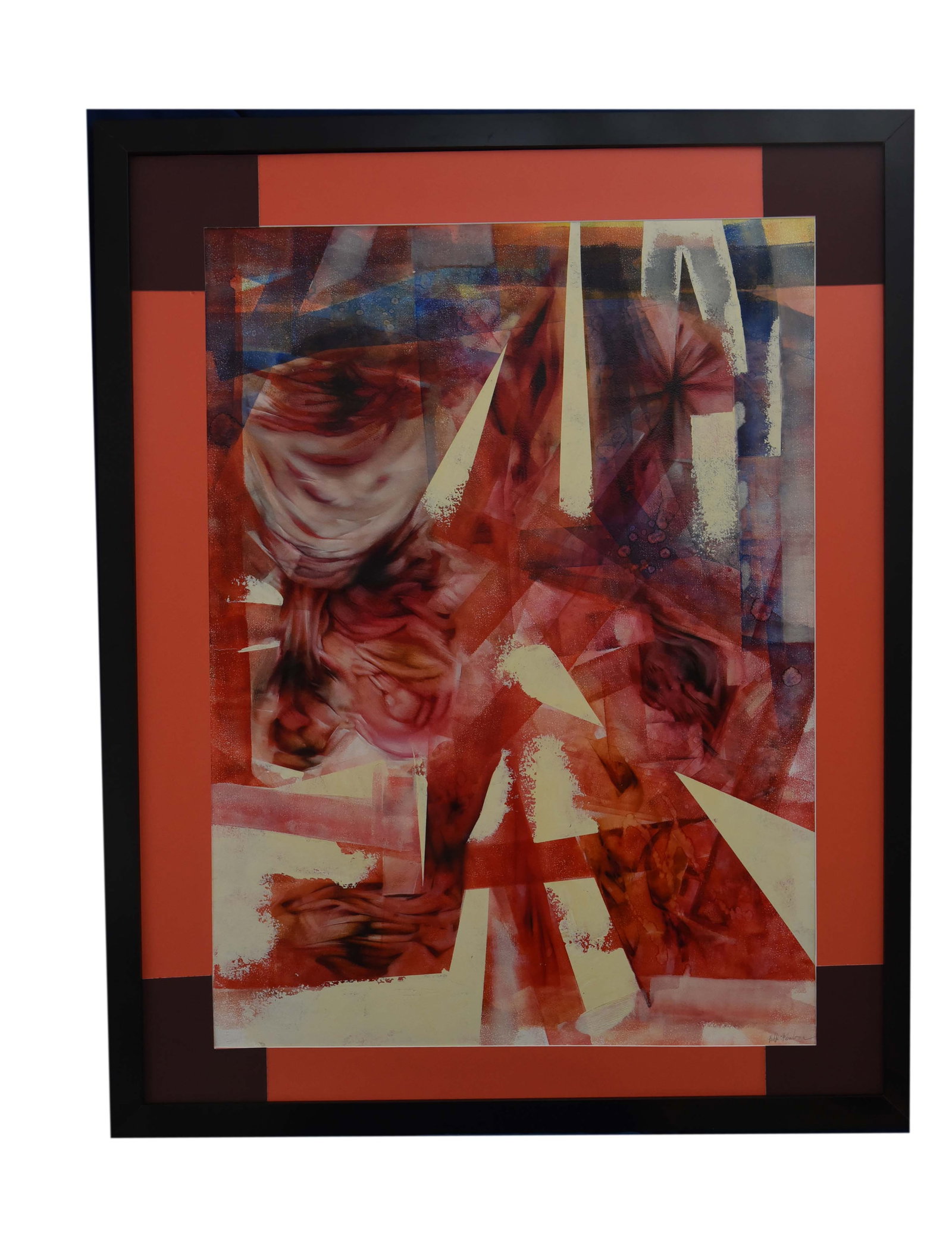 Veiled Architectures Acrylic On Paper By Behfar (1 of 1)