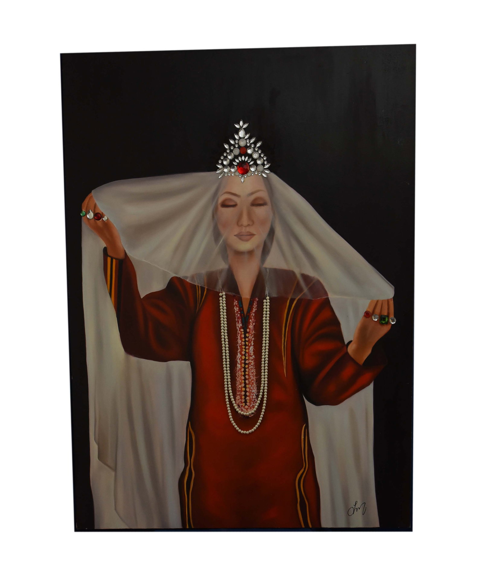 Crowned Grace Oil On Canvas By Lily Movahedi (1 of 1)