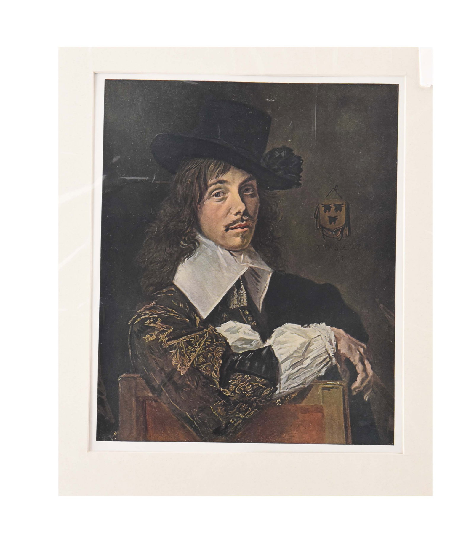 Portrait of a Young Man by Frans Hals - Fine Art Lithographic Print: A Masterpiece of the Dutch Golden AgeThis striking art print showcases the virtuosity of the renowned Dutch Master, Frans Hals. Known for his loose, painterly brushwork and ability to capture the live