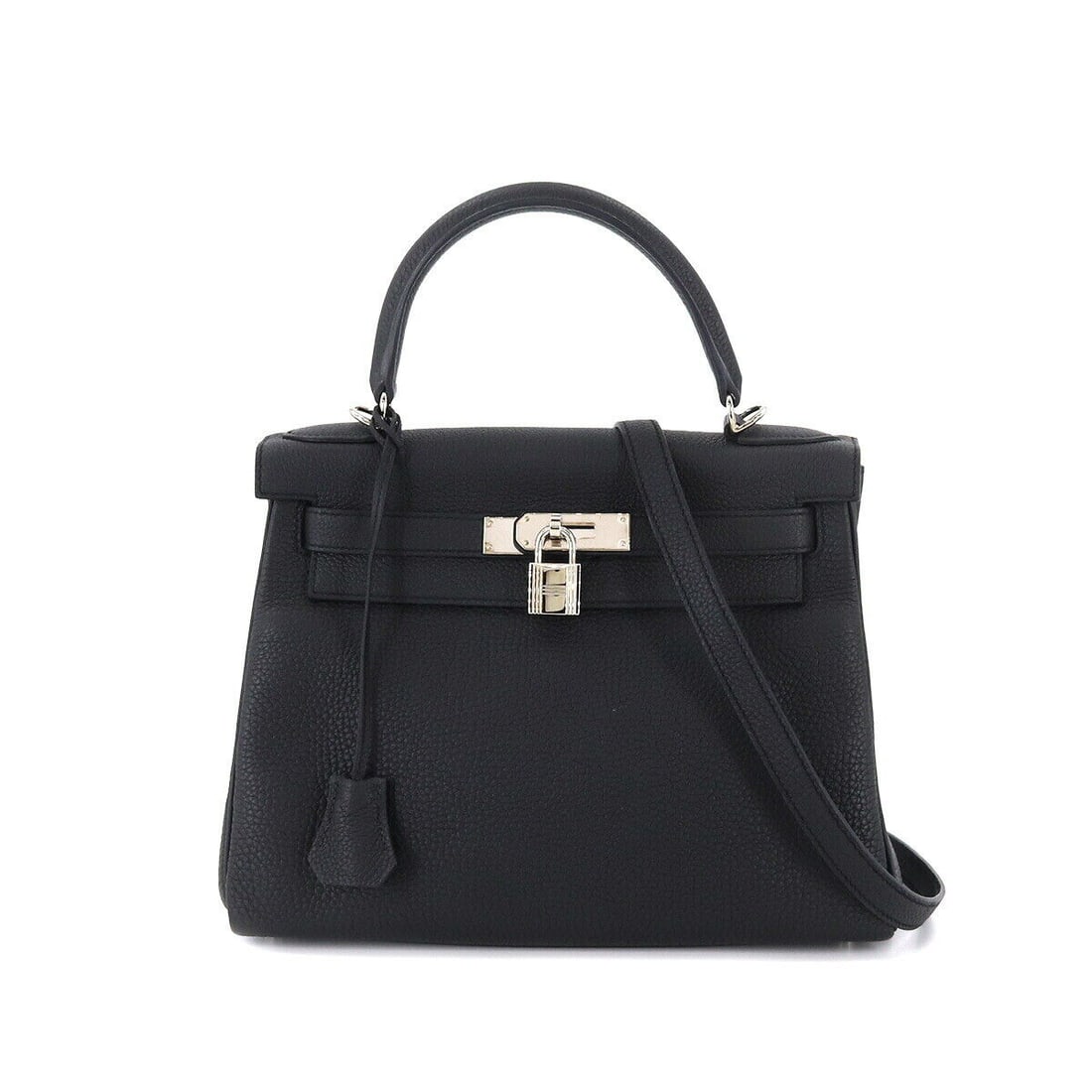 HERMES Kelly 28 2way Hand Shoulder Bag Togo Black Purse (1 of 9)