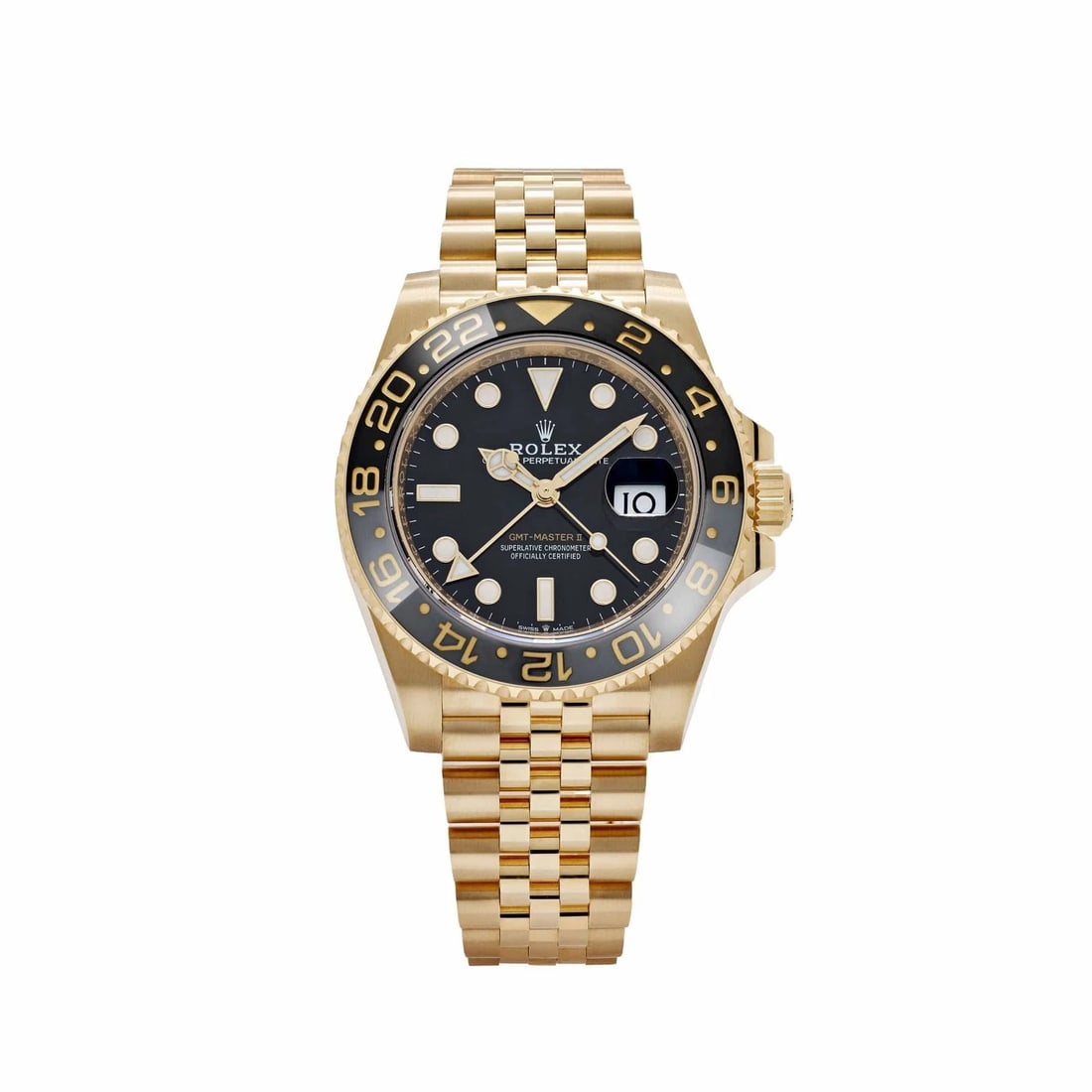 Rolex GMT-Master II 126718GRNR Yellow Gold Black Dial (1 of 7)