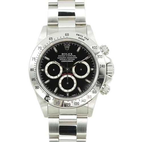 Rolex Cosmograph Daytona 16520 Black Dial Automatic Stainless Steel Men's Watch (1 of 5)