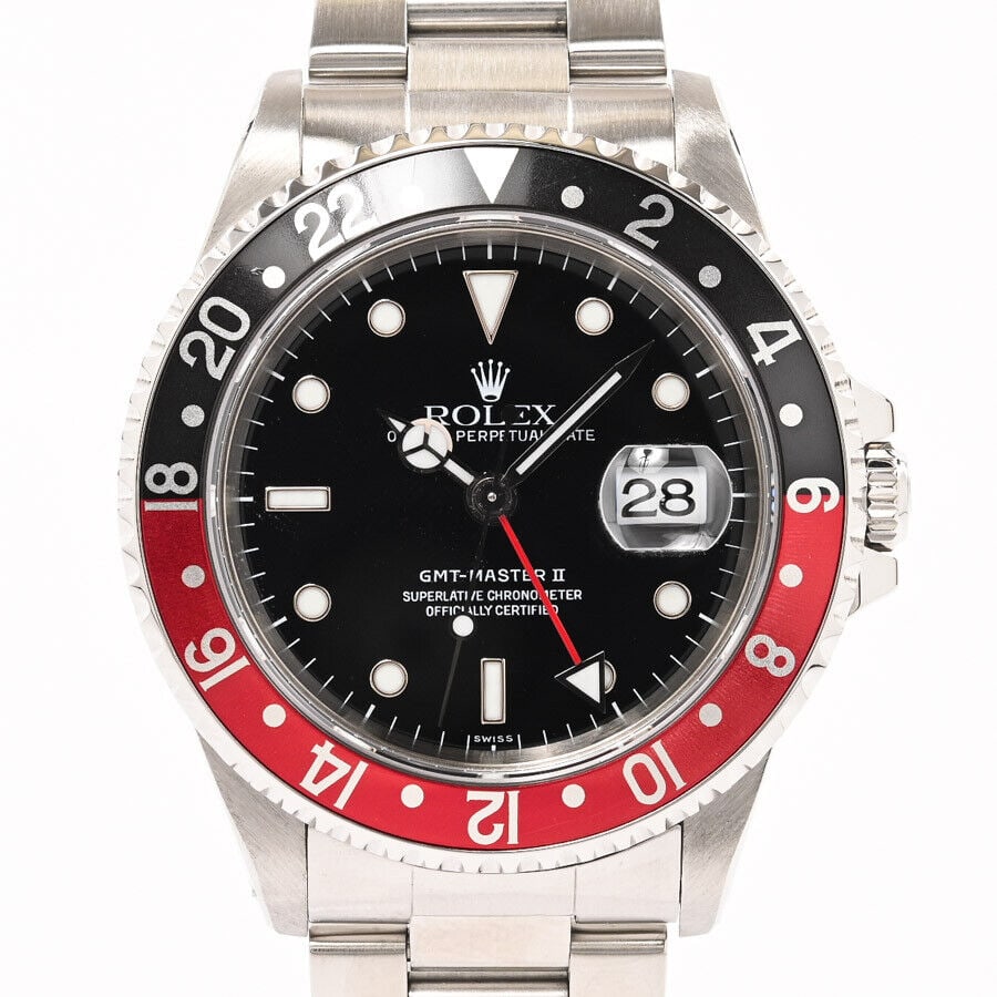Rolex GMT Master 2 16710BK/RD Black Dial Automatic Stainless Steel Men's Watch (1 of 5)