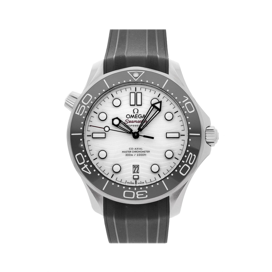 Omega Seamaster Diver 300M Auto 42mm Steel Mens Strap Watch 210.32.42.20.04.001: Condition:Pre-owned Style:Casual, Sport Buckle Type:Tang Buckle Dial Colour:White Hour Markers:Dot, index Department:Men Type:Wristwatches Movement:Automatic Strap Material:Rubber Brand:OMEGA Case Mat