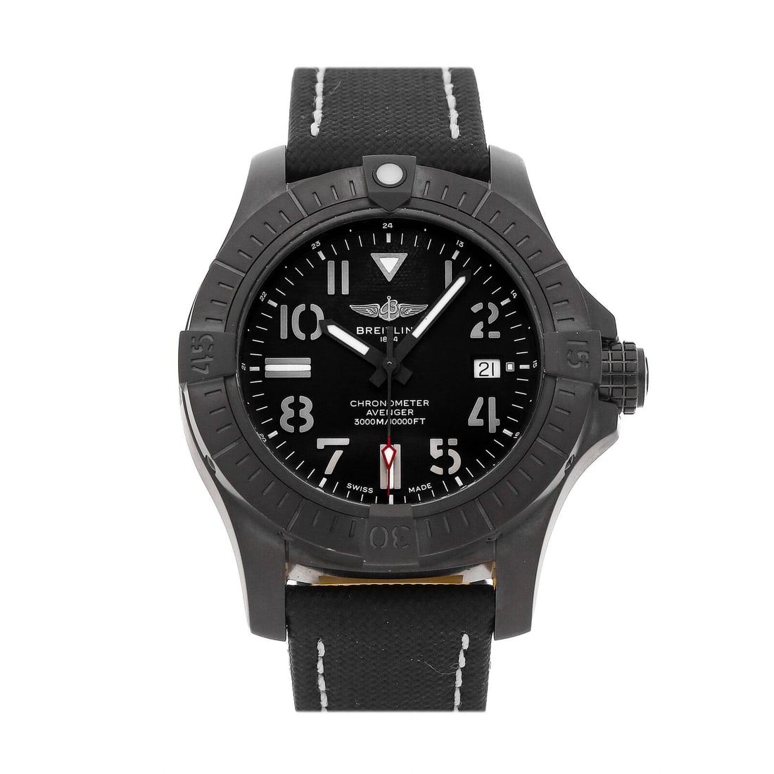 Breitling Avenger Seawolf Night Mission Auto Titanium Mens Watch V17319101B1X2 (1 of 5)