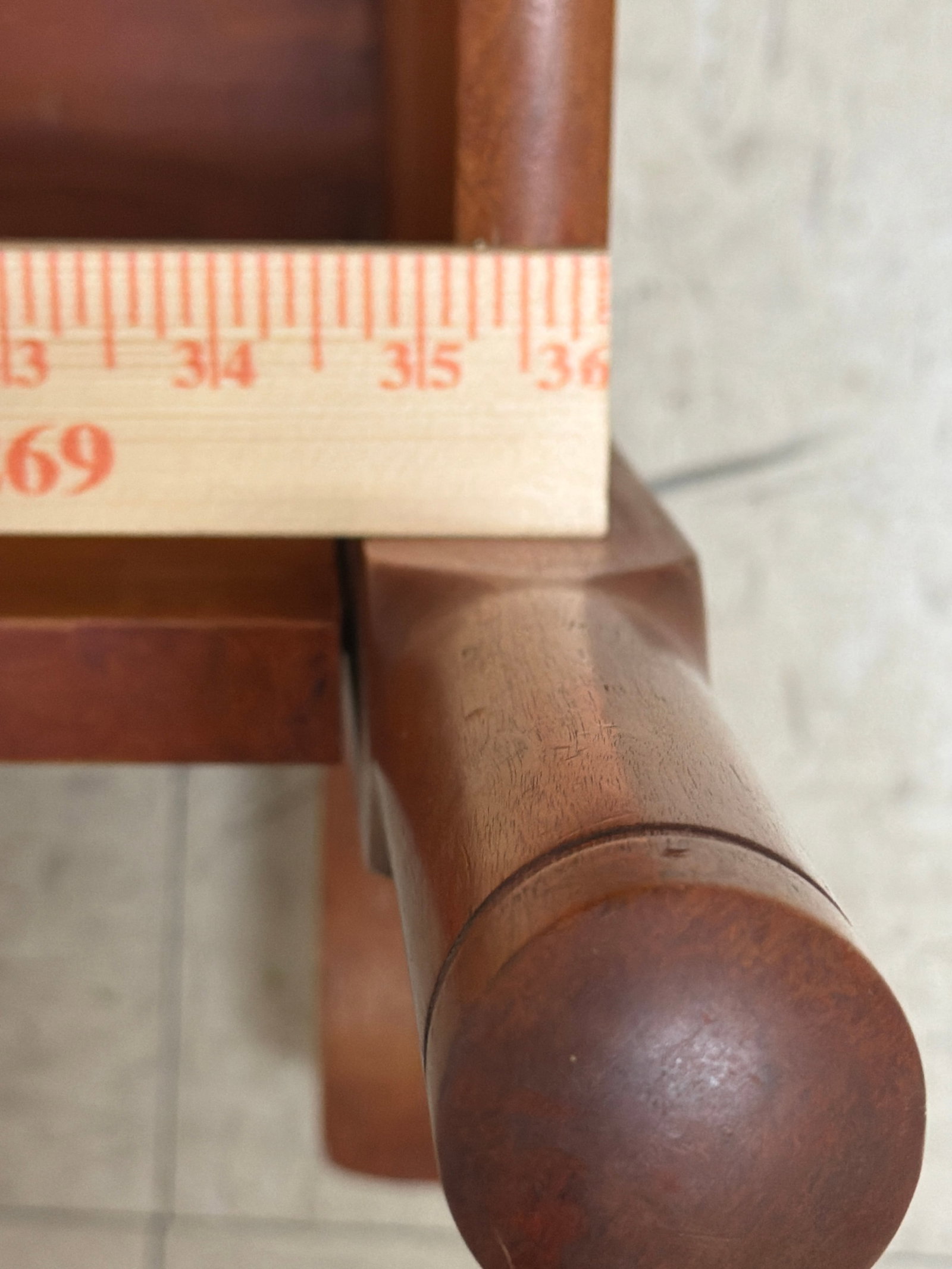 Solid wooden rocking cradle - 2