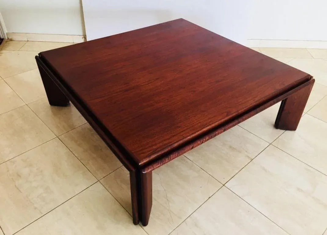 Large Coffee Table Afra and Tobia Scarpa Style, Italy - 2