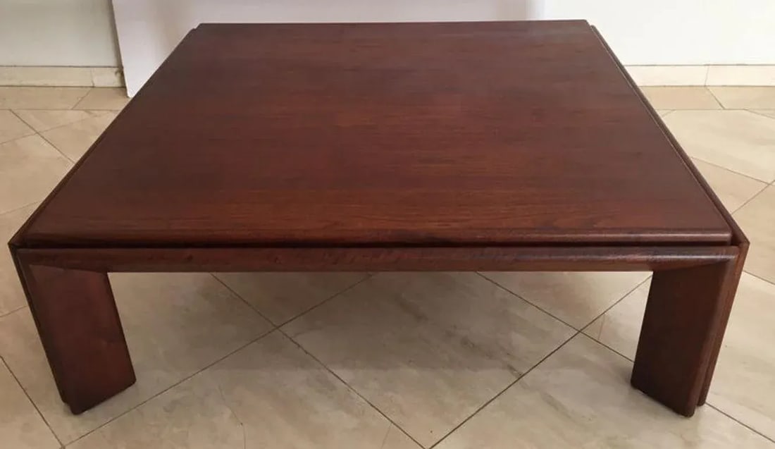 Large Coffee Table Afra and Tobia Scarpa Style, Italy - 3