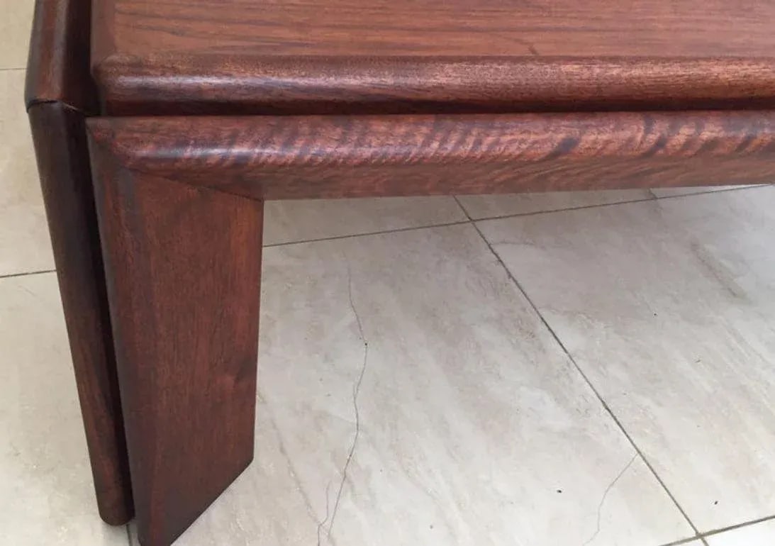 Large Coffee Table Afra and Tobia Scarpa Style, Italy - 9