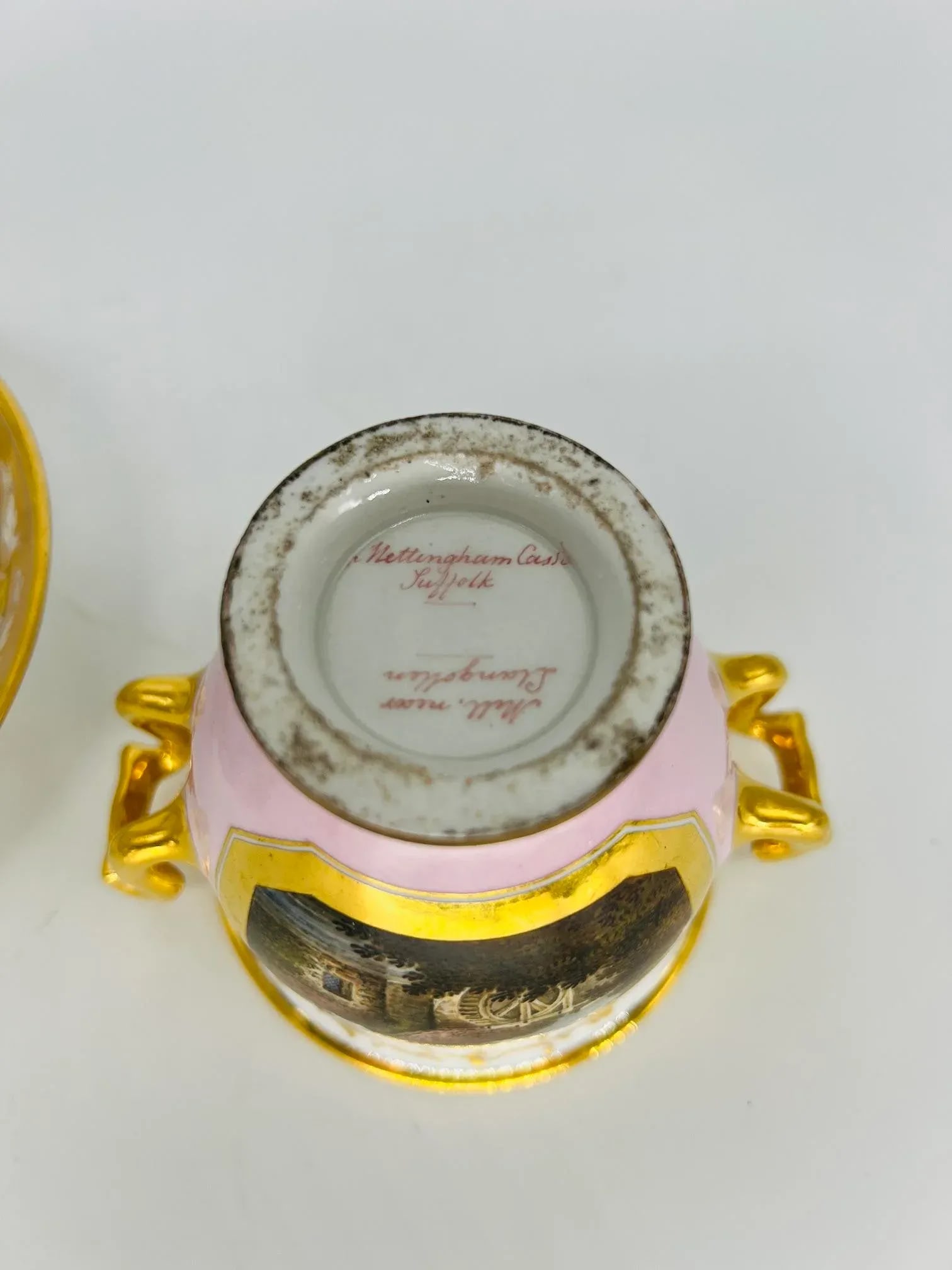 Flight Barr & Barr Porcelain Cabinet Cup & Saucer Attr: Thomas Baxter Circa 1815 - 8