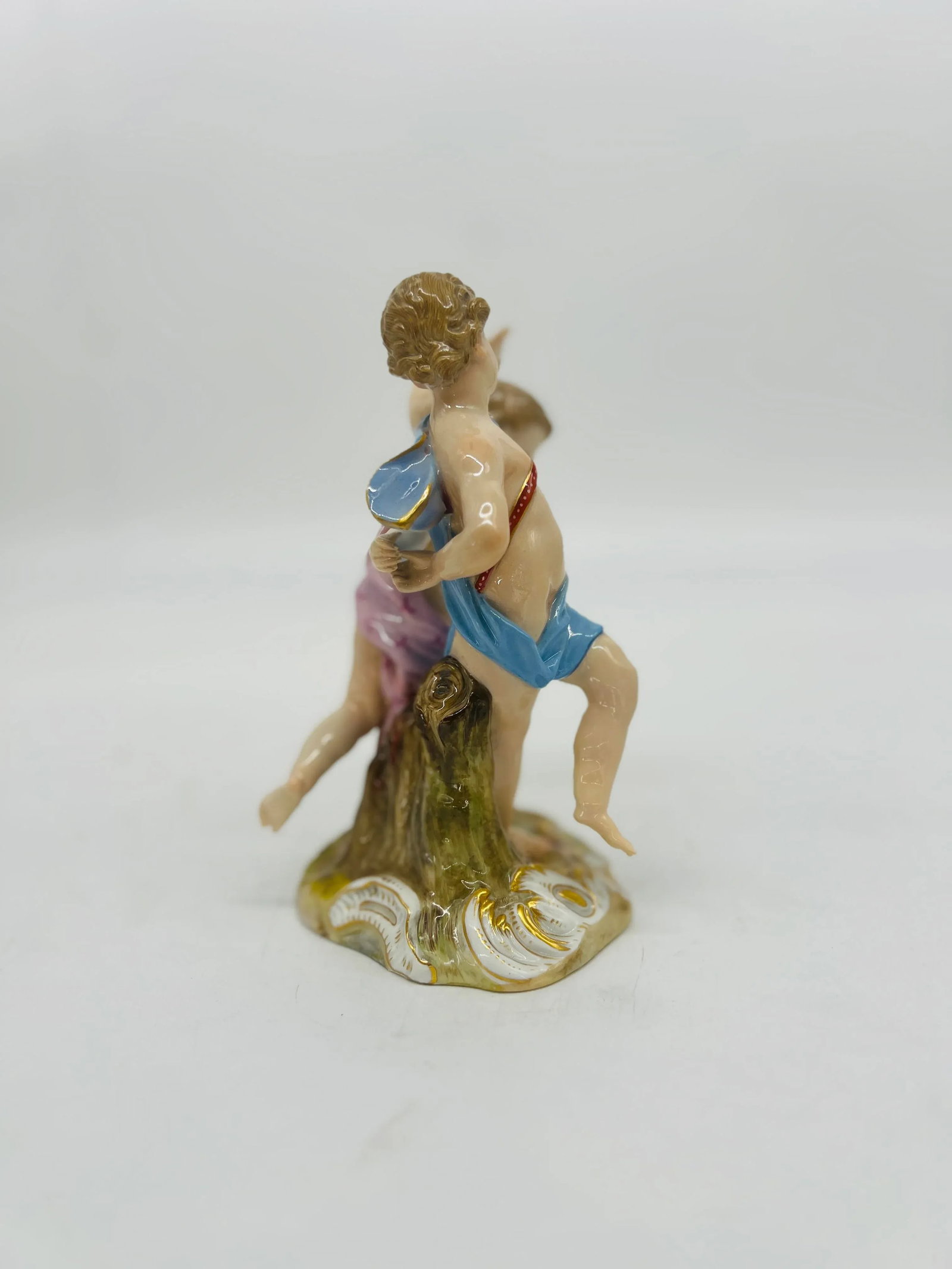 Antique Meissen Porcelain Model of 2 Dancing Figures Circa 1815 - 9