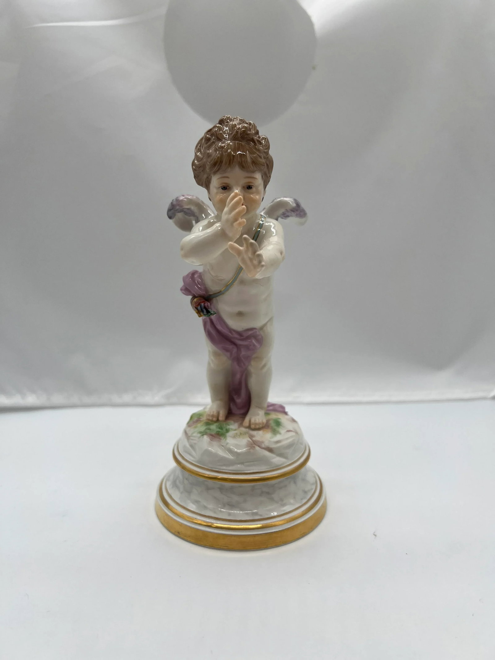 Antique Meissen Porcelain Model L125 Figure of a Cupid Mocking - 2