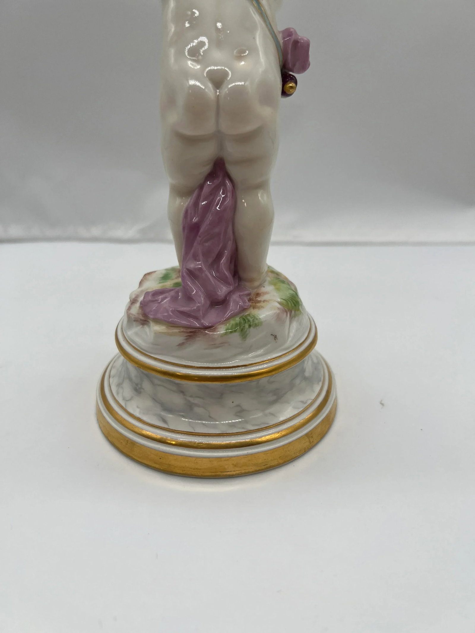 Antique Meissen Porcelain Model L125 Figure of a Cupid Mocking - 5