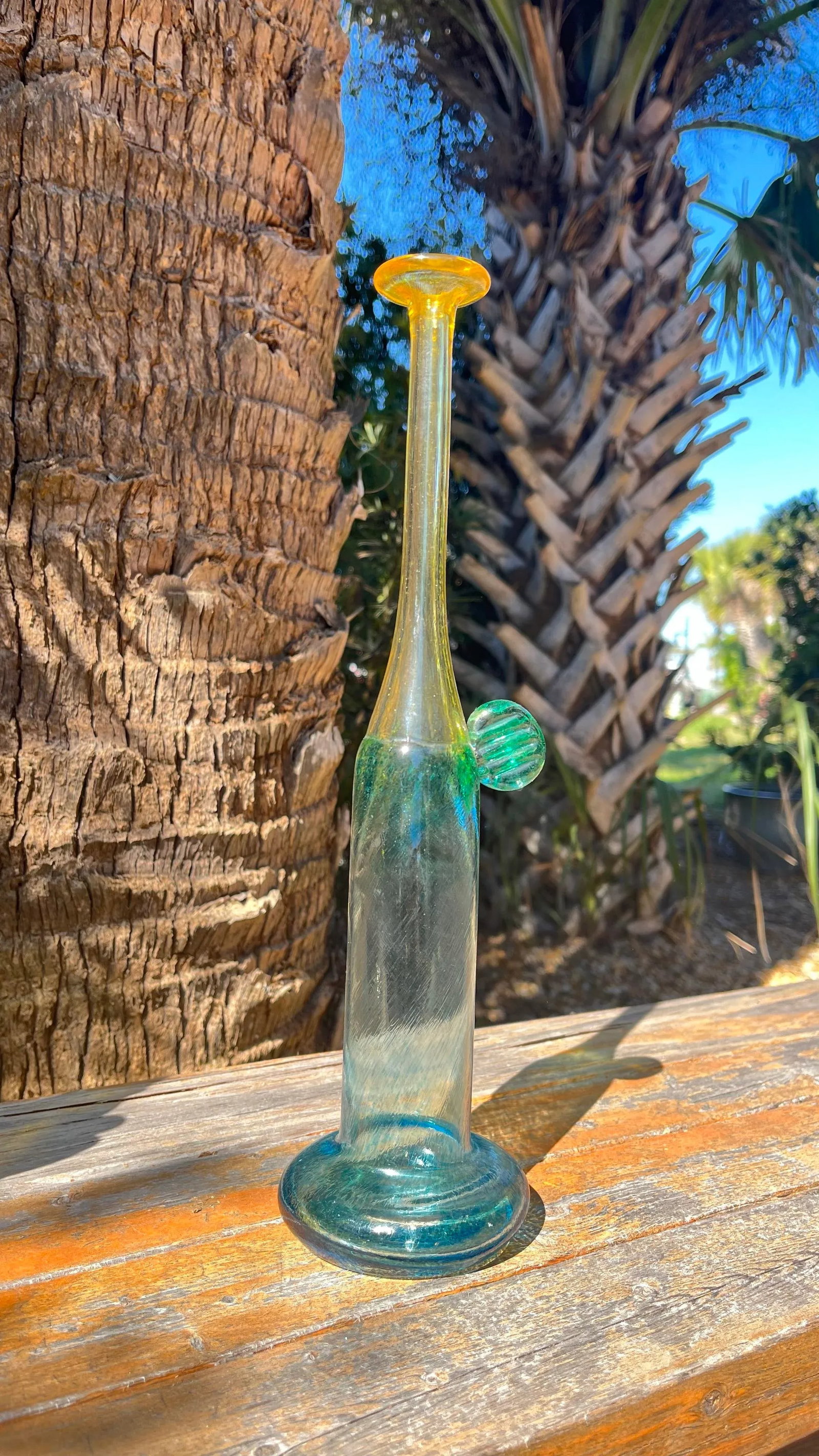 Set of Two Mid 20th Century Wind Pipes Series Bud Vases by Bertil Vallien for Kosta Boda - 4
