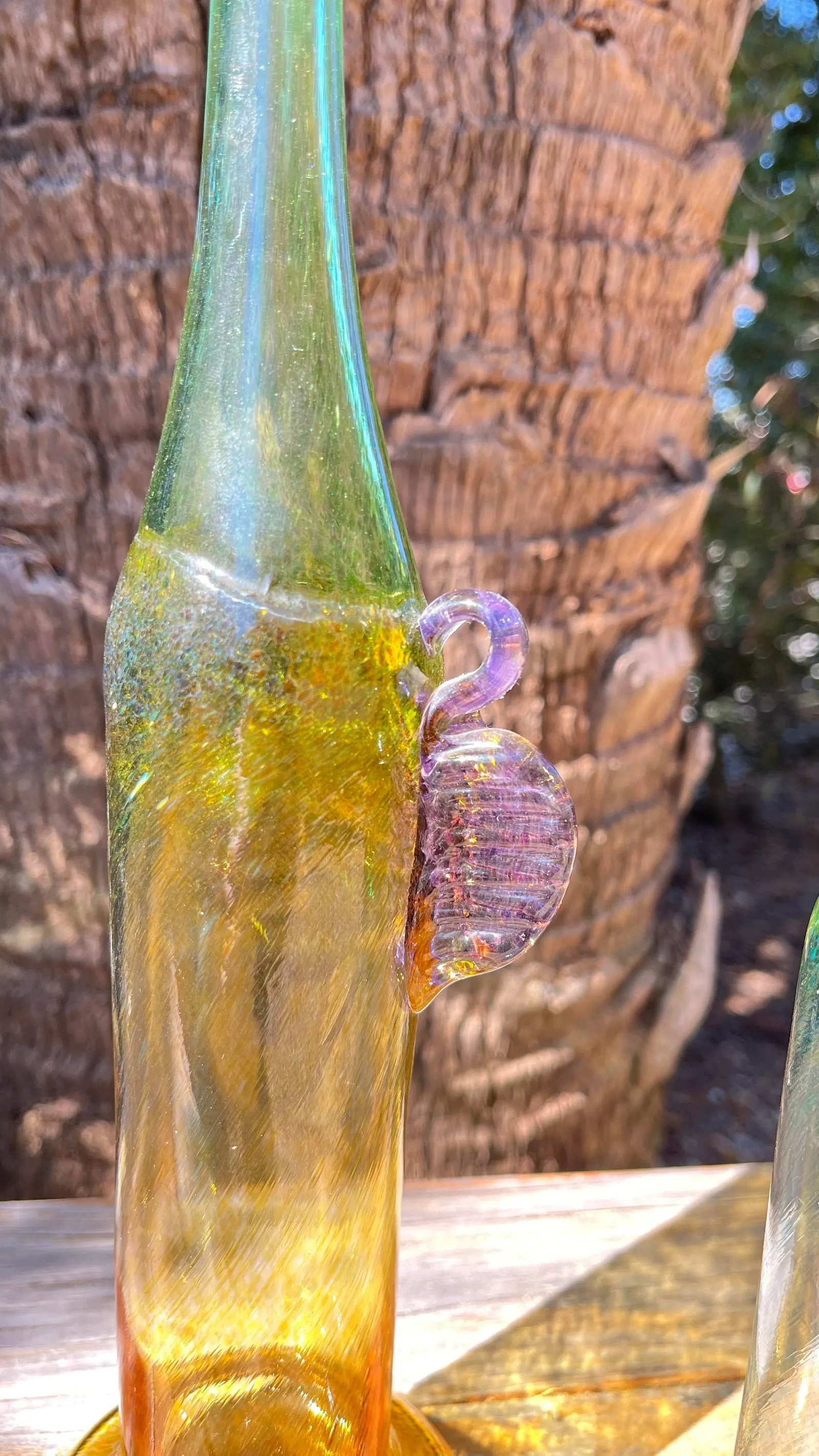 Set of Two Mid 20th Century Wind Pipes Series Bud Vases by Bertil Vallien for Kosta Boda - 5