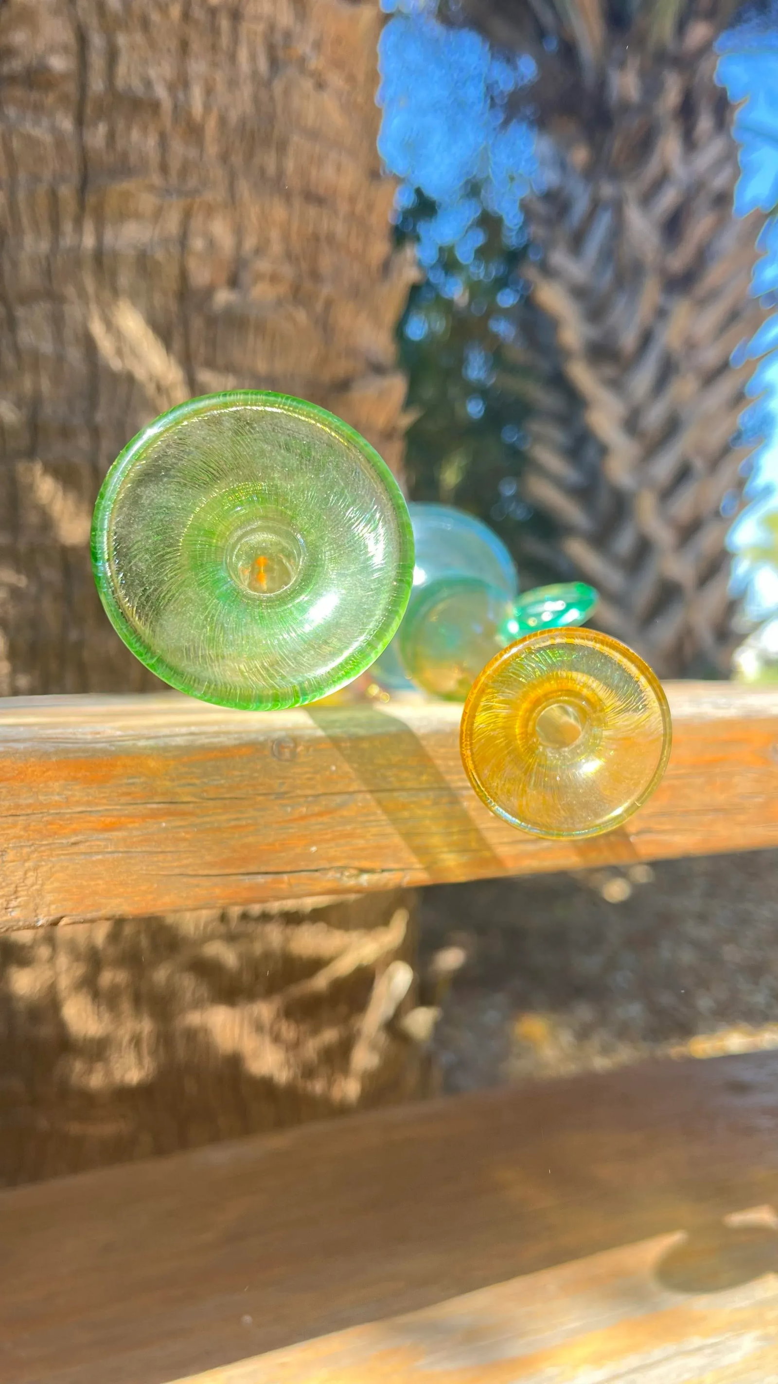 Set of Two Mid 20th Century Wind Pipes Series Bud Vases by Bertil Vallien for Kosta Boda - 8